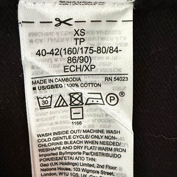 GAP Black Open Front Cardigan - Picture 5 of 5